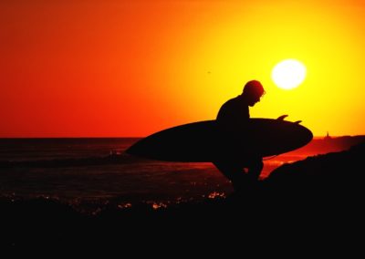 sunset surfer ventura point