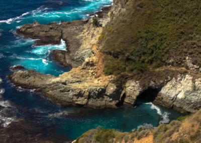 big sur blue water cove