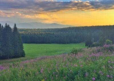 rackova dolina sunset